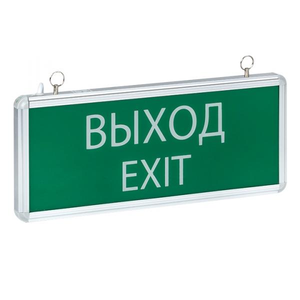 Светильник аварийно-эвакуационного освещения EKF Proxima EXIT-101 363х152х23 IP20  односторонний 1,5ч AC/DC (переменный/постоянный)